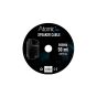 Speaker cable, coil 50 meters reel, 2X0,75 mm WHITE