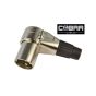 XRL M CONNECTOR 90° angle