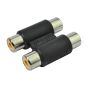 Double Rca Female - Rca Female Connectors