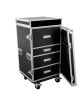 Roadinger WDS-1 flightcase with desk and chest of drawers