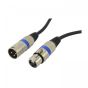 Cable XLR M- XLR F 3m