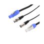 3m DMX & Powercon combo link cable