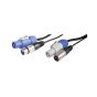 Combined DMX & Powercon link cable 1.5M
