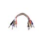 Omnitronic cable Jack 6.3mm Patchcord mono 6x0.6m