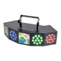 Ibiza Light COMBI-FX4 wash, moon and strobe light effect with DMX