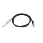 Omnitronic cable Mini XLR female/Jack mono 6.3 mm male | 80cms