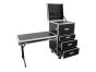 Roadinger WDS-1 flightcase with desk and chest of drawers