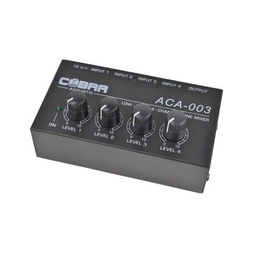 Cobra ACA-003 mini mixer 4 channels line ultra low noise