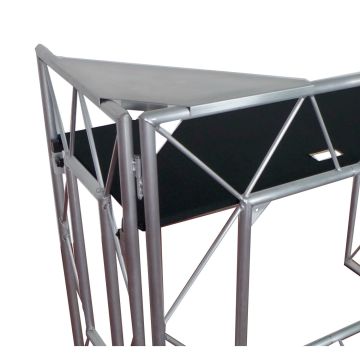Atomic corner stand for table B-002