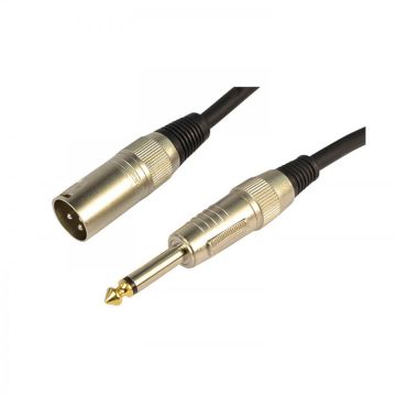 XLR M - Jack Mono adapter cable 0.9 meters