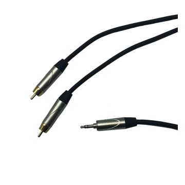 PRO cable 1 Jack 3.5 St / 2X Rca Male 3m
