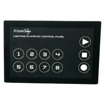 Atomic4DJ control panel for DMX Recorder512 MK2