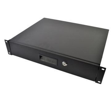 2-unit rack drawer with lock