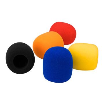 5 Pieces Ice Cream Microphone Windscreen Sponges | Multicolour
