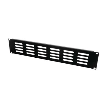Perforated rack front panel 2 Omnitronic units