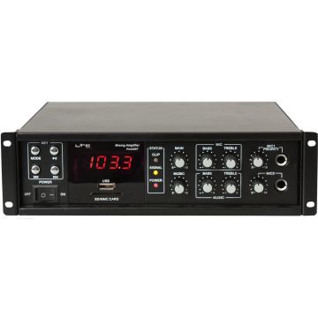 LTC PAA80BT amplifier PA 80W with Radio, Bluetooth, USB-MP3