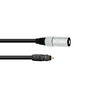 Omnitronic adapter cable RCA/XLR(M) | 90 cm