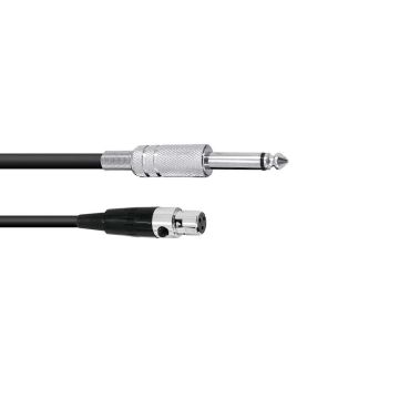 Omnitronic cable Mini XLR female/Jack mono 6.3 mm male | 80cms