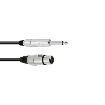 Omnitronic cable XLR female/Jack mono male 6.3mm | 3m