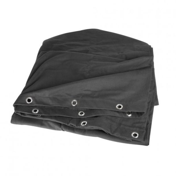 Backdrop 9 x 3 m black