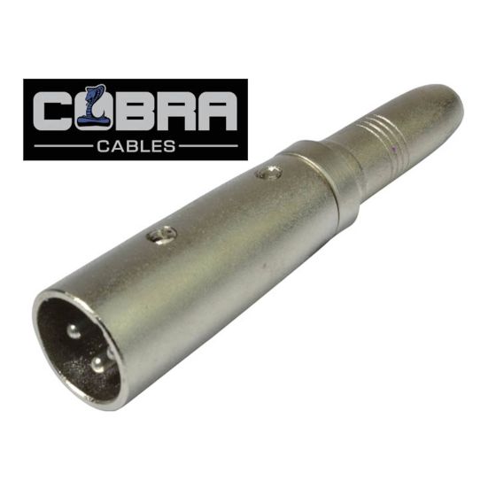 Mono Female Jack / XLR Cannon Male Adapter