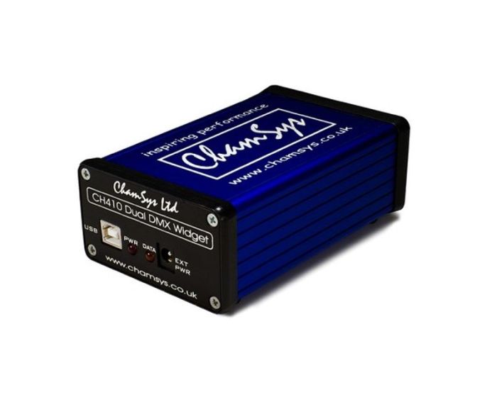 MagicQ USB interface from USB to 2 isolated DMX outputs, connection