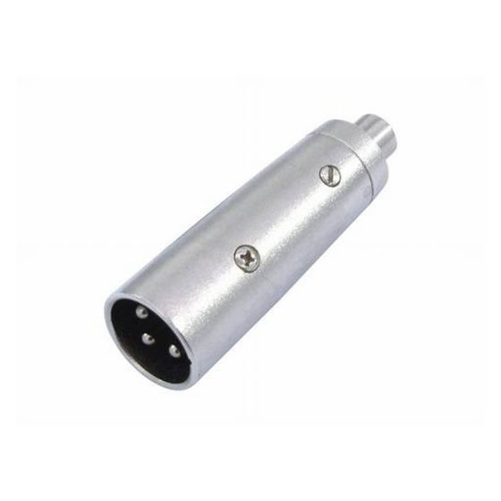 XLR Cannon Male / RCA Female adapter