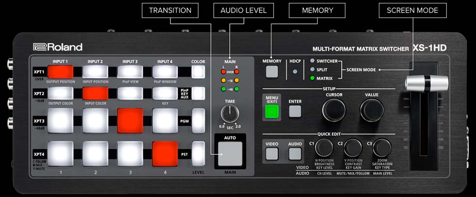 switcher video roland